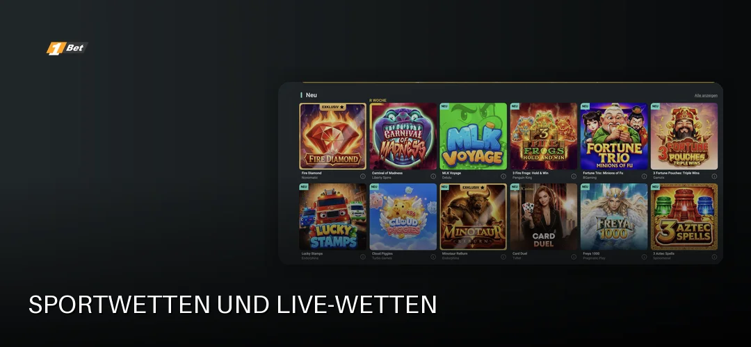 1Bet promotional banner